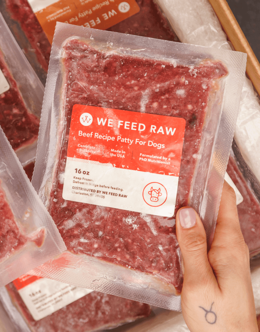 We Feed Raw Beef recipe unboxing