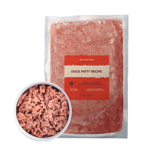 Duck complete hotsell raw dog food