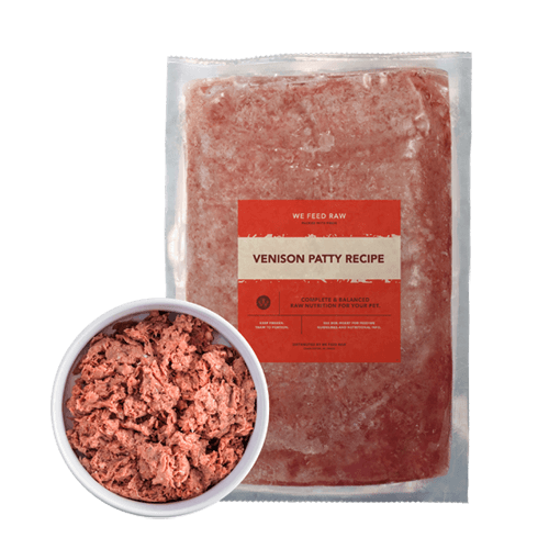 5 lb Raw Venison Dog Food We Feed Raw