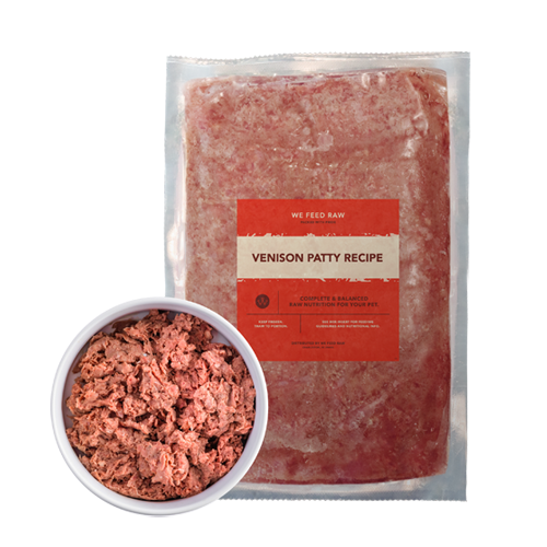 5 lb Raw Venison Dog Food We Feed Raw